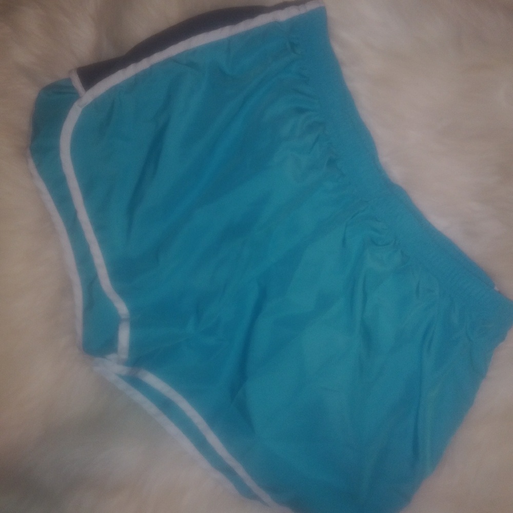 Turquoise XL White Dark Gray Running Shorts XL